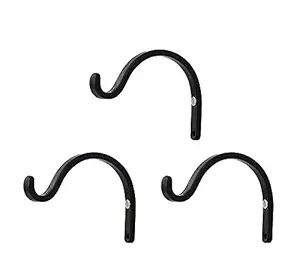 Metal Roots Metal Hanging Hooks Planter Holder with Screws & Roll Plugs Pack of 3