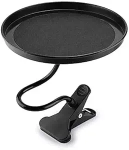 RHYDON Car Food Tray with Clamp Bracket Folding Dining Table Drink Holder Car Pallet Back Seat Water Car Cup Holder Car Swivel Tray