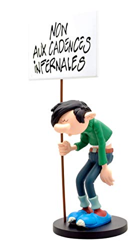 Plastoy - 309 - Figurine Bande Dessinée - Gaston Et Sa Pancarte - Non Aux Cadences Infernales - Collectoys