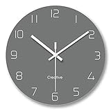 5. Tolles Geschenk - Einzigartige Wanduhr ist die beste Dekoration für Wohnzimmer und Büro. Große moderne Wanduhren machen Ihr Zuhause schöner aussehen. Darüber hinaus sind sie das beste Geschenk für Ihre Familie, Freunde und Kollegen.