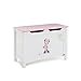 Disney Minnie Mouse Toy Box (White with Pink Trim)