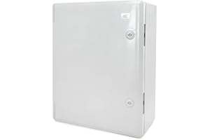 ELS Elektrotechnika Armadietto per circuiti industriali, IP65, piastra di montaggio zincata, con guarnizione perimetrale, alloggiamento a parete, alloggiamento vuoto in plastica ABS, 42x52x19 cm