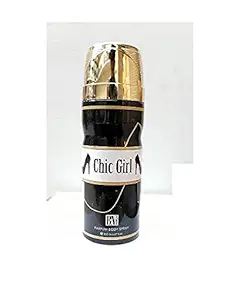 BN CHIC GIRL BLACK DEO , Perfumed Body Spray, 200ml Body Spray For Women