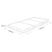Baby Travel Bed Foam Mattress 60 x 120 Foam Baby Pollutant Tested