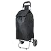 Produktbild EONO Essentials 47L Leichter Faltbarer Shopping Trolley, Einkaufstrolley mit 2 Rädern, schwarz