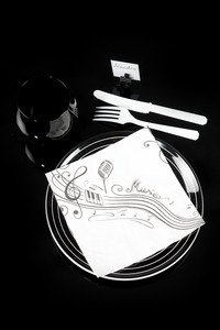 Themenparty Musik … Musik Tischläufer / Tischband - 2