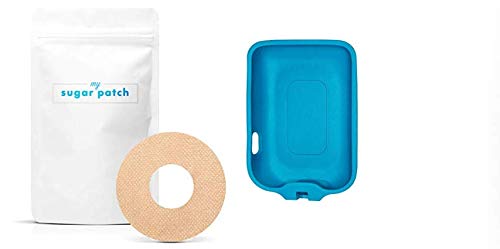 MyLibreCover - Freestyle Libre Case (Turquoise) with 30 Waterproof Adhesive Patch for Abbott Freestyle Libre