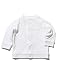 M&Co Baby Newborn Unisex Stretch Cotton Long Sleeve White Button Through Baseball Jacket White 0/3 Mnths