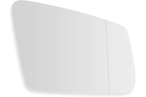 SENZEAL Cristal de Retrovisor Calefactable Derecho para Mercedes-Benz Clase A B C E S W176 W246 W204 W212 W221 GLA CLS 2128102521 (Derecho)