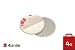 Produktbild MAGNETBEFESTIGUNG für Rauchmelder von 4smile  4er Set Magnethalter für Feuermelder  Zubehör Brandmelder Brandschutz  Rauchmelder anbringen ohne Bohren  Magnet Ø 35 mm