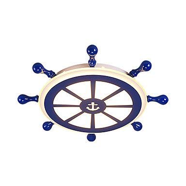 Preisvergleich Produktbild Moderne Kronleuchter Deckenleuchten Anhänger Kinderzimmer zu Absorbieren Lichtkuppel Kreative American Boy Mediterranen Stil Schlafzimmer Lampe Mädchen-Cartoon-Raum-Lampen und Laternen Des Ruders 3C