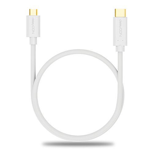 deleyCON 0,5m USB Kabel / Stecker Typ 3.1 / C auf micro USB / USB 2.0 Speed / Ladekabel Datenkabel / für z.B. Smartphone / Tablet / Notebook / Ladegerät – Weiß - 4