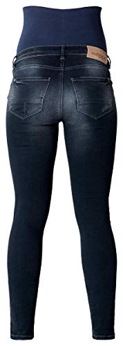 Noppies Damen Umstandsmode ❤️ Hose 60027 Skinny Slim Fit (Röhre) ❤️ (XS / 27, Aged Blue (P144)) - 