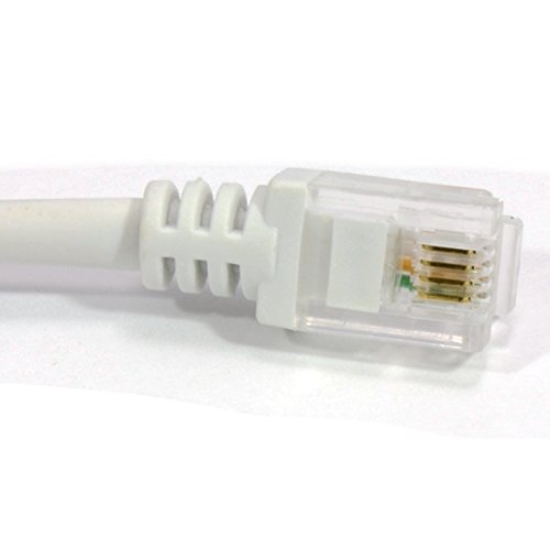 ADSL 2 + Hoch Geschwindigkeit Breitband Modem Kabel RJ11 Zum RJ11 3 m Weiß - 4