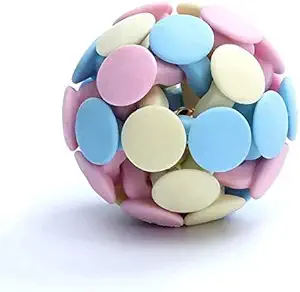 Pets Empire Cat Toy Balls with Bell, Cat Toy Balls for Small Dogs and Cats, Teeth Cleaning Rubber Balls, Teething Toys for Cats (Diameter: 2.5 inches)