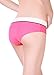 CharmLeaks Women's Maternity Underwear Cotton Knickers/Panties Nursing Briefs M Pink/White