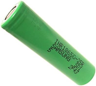 Samsung 25R 2500mah 18650 Li-ion Rechargeable Battery - VIPERTECH Case Included (1 Battery)