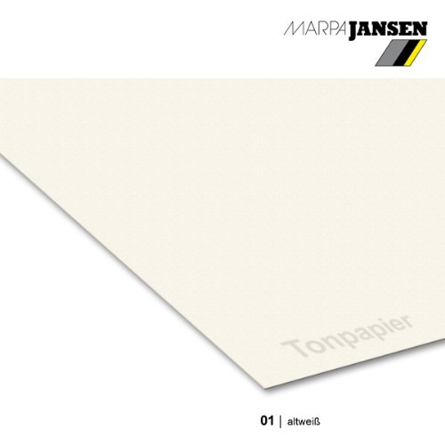 Tonzeichenpapier 130g/m² DIN A4, 01 altweiß - 100er Pack