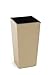 Produktbild Blumentopf Übertopf Pflanzkübel Blumenkübel- UV - Beständig 25x25x46 cm cappuccino