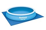 Bestway - Tapis de sol pour piscine ronde diamètre 366 Fast Set ou Steel Frame