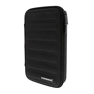 Optimuss Portable EVA 10 Holes Harmonica Storage Case Bag Box Black - Hold 7pcs Harmonicas