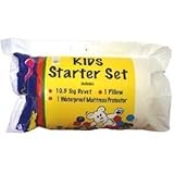 KIDS STARTER SETS VALUE BUNDLE SINGLE 10.5 TOG DUVET + PILLOW + PILLOW PROTECTOR + MATTRESS PROTECTOR ALL IN POLYPROPYLENE