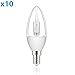 Produktbild parlat E14 LED Kerze 5W =37W 360lm 160° warm-weiß, 10 Stk.