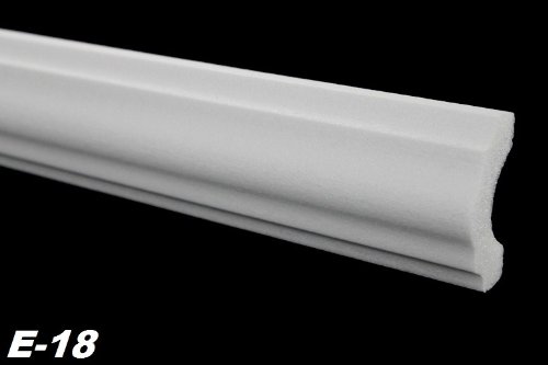 1 Set – 4 Stück Segmente Bögen für Flachleiste E-18 Rundbögen Stuck NE-18-02D - 2