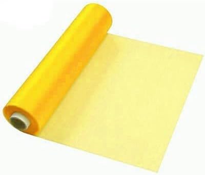 29cm x 26m Sheer Organza Roll Yellow - Perfect as Christmas Decorations, Table Runners or Chair Sashes Fabric