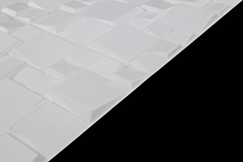 5 m2, Paneele 3D Platten Wandpaneele 3D Wandplatten Wand Decke, 50x50cm WILLIAM - 3