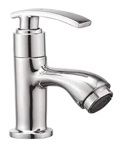 Joyway Soft Pillar Cock Wash Basin Tap Brass, Quarter Turn, Foam Flow