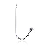 Bondage Stainless Steel Anal Rope Hook with Flirt Solid Anal Ball for Sex Couple Games