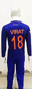 GENERIC India ODI/T20-2021 Full Sleeves Jersey with Trouser Set