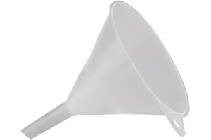 APS Entonnoir 30068 - En plastique (PE) - Diamètre : 12 cm - Hauteur : 14,5 cm - Passage : 12 mm - Blanc - Fabriqué en Allemagne