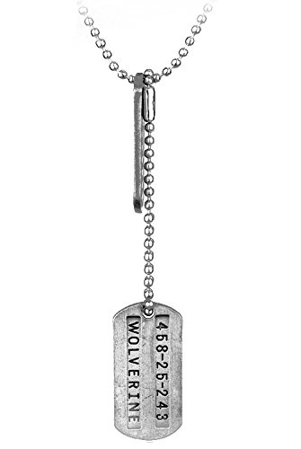 OMG ***Premium Quality***Double Wolverine Origins and James Logan X-Men Vintage Weapon-X Double-Sided Steel Dog Tags Marvel