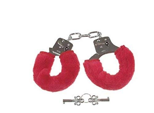 Preisvergleich Produktbild Liebe Pelzhandschellen (Pelzhandschellen - Rot)
