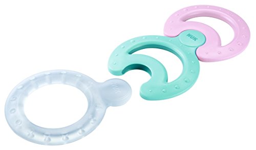 NUK 10256224 – Kombi-Beißring-Set, 3-teilig, Classic, Soft und Cool, erleichtert dreifach das Zahnen, 1 Set, BPA frei - 2