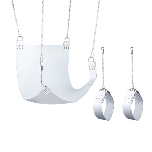 Preisvergleich Produktbild Liebesschaukel Slingmatte weiß inkl. Zubehör