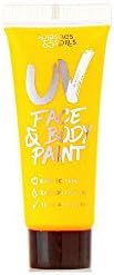 UV Neon Glow Face & Body Paint 10ml - Yellow