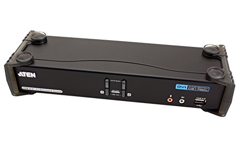 Aten CubiQ CS1782A 2-fach KVM Umschalter (Dual-DVI, 7.1 Audio, 120 Hz 3D, USB) - 4