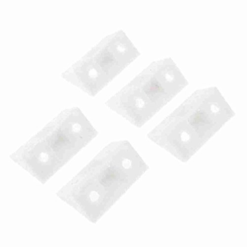Move&Moving(TM) Shelf Door 42mm x 28mm x 20mm 4 Holes Plastic Corner