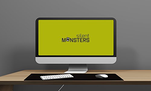Silent Monsters Gaming und Office Mauspad (900 x 400 x 3 mm, Größe: XXL) schwarz - 5