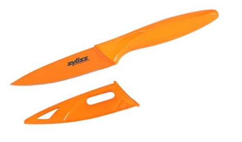 Zyliss E920007 Gemüse und Fruchtmesser, 9 cm, orange - 3