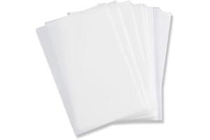 MAKENLUG 15 Sheet Mylar Stencil Sheets, A4 Blank Mylar Stencil Sheets A4 Square Stencil Paper Blank Mylar Templates, Translucent Mylar Templates for DIY Stencil Cutting, Making Stencils