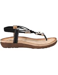 EXE GG489Q5122001 Sandalias Mujeres Negro 39