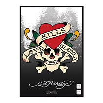 Preisvergleich Produktbild Ed Hardy Schulheft Lin.28 Love kills Slowly