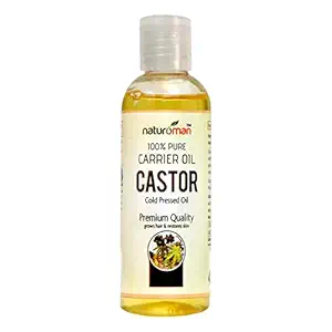 Naturoman 100 % Pure Natural Cold pressed Castor Carrier Oil for Hair - (100 ML)