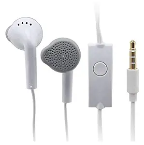 ear00123 Wired In Ear Earphone with Mic (White)