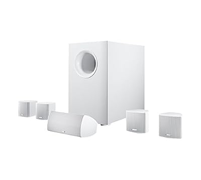 Canton Movie 95 5.1canaux 620W Blanc Set d'enceintes - Sets d'enceintes (5.1 canaux, 620 W, Home cinéma, Blanc, 2-Voies, 200 W)