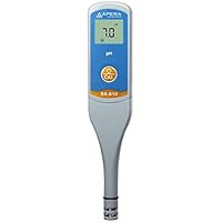 Apera Instruments SX610 pH-Meter (pH ±0,1 Genauigkeit, Messbereich pH 0-14, Temperaturanzeige, wasserfest, kompakt)